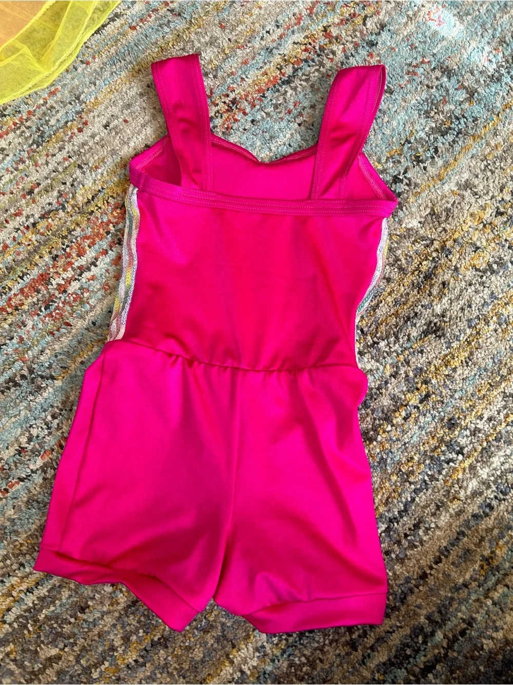 Weissman Bright Pink and Yellow Dance Costume Pieces